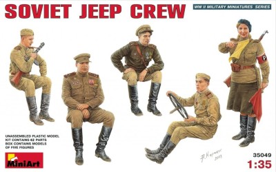 MINIART 35049 1:35 SOVIET JEEP CREW