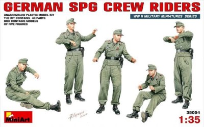 MINIART 35054 1:35 GERMAN SPG CREW RIDERS
