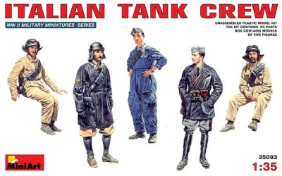 MINIART 35093 1:35 ITALIAN TANK CREW