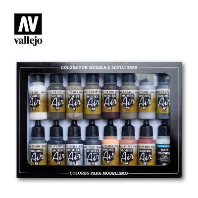 VALLEJO 71194 Model Air Weathering Colors [PAINT SET]