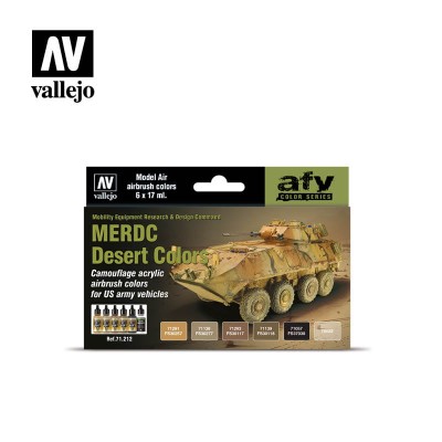 VALLEJO 71212 MERDC Desert Colors [PAINT SET]