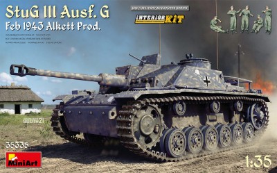 MINIART 35335 1:35 StuG III Ausf. G Feb 1943 Alkett Prod. [INTERIOR KIT]