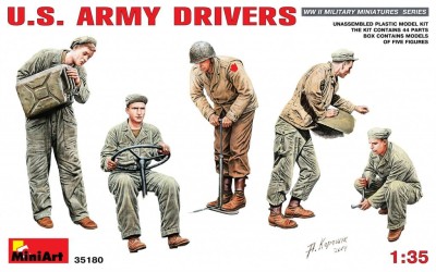 MINIART 35180 1:35 U.S. ARMY DRIVERS