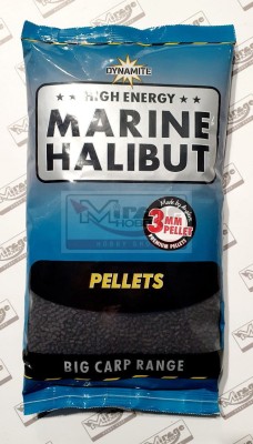 DYNAMITE BAITS MARINE HALIBUT PELLETS 3mm 900g (DY090) [90056]