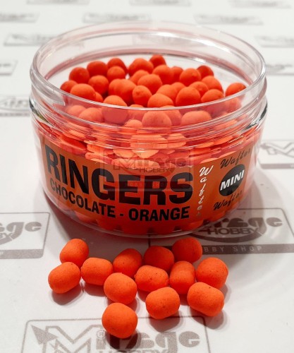 DUMBELLS RINGERS WAFTER MINI 8x6mm CHOCOLATE ORANGE