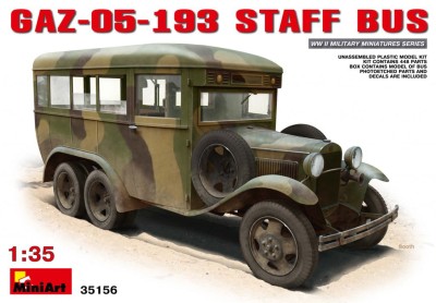 MINIART 35156 1:35 GAZ-05-193 Staff Bus