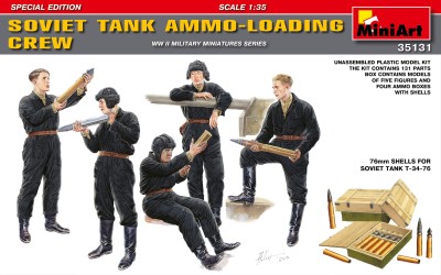 MINIART 35131 1:35 Soviet Tank Ammo-Loading Crew (1939-1945)