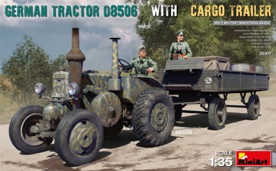 MINIART 35317 1:35 GERMAN TRACTOR D8506 WITH CARGO TRAILER