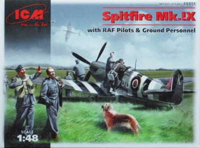 ICM 48801 1:48 Spitfire Mk IX with RAF Pilots