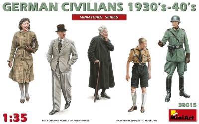 MINIART 38015 1:35 GERMAN CIVILIANS 1930’s-1940’s