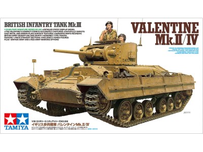 TAMIYA 35352 1:35 British Infantry Tank Mk.III Valentine Mk.II/IV