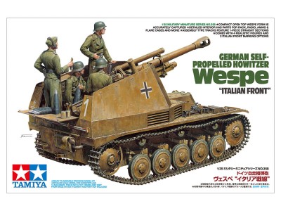 TAMIYA 35358 1:35 German Self-Propelled Howitzer Wespe "Italian Front"