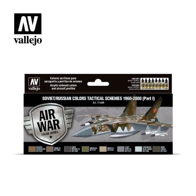 VALLEJO 71609 Soviet/Russian colors Tactical Schemes 1960-2000 (Part I) [PAINT SET]