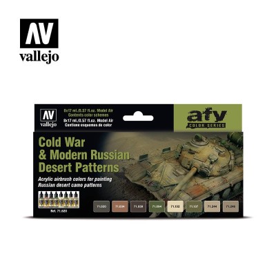 VALLEJO 71620 Cold War & Modern Russian Desert Patterns [PAINT SET]