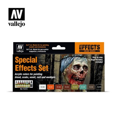 VALLEJO 72213 GAME Special Effects Set [PAINT SET]
