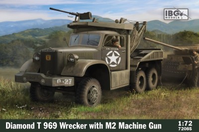 IBG 72085 1:72 Diamond T 969 Wrecker with M2 Machine Gun