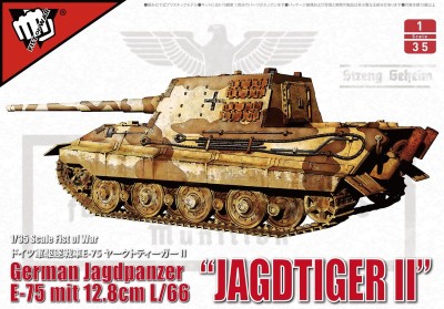 MODELCOLLECT UA35003 1:35German Jagdpanzer E-75 mit 12.8cm L/66 "Jagdtiger II"