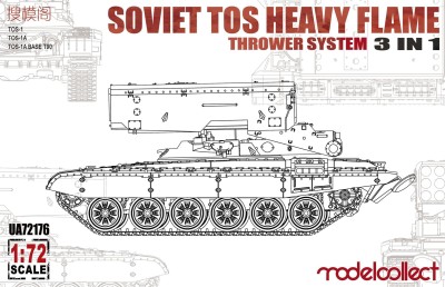 MODELCOLLECT UA72176 1:72 Soviet TOS Heavy Flame Thrower System 3 in 1 