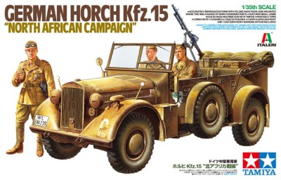 TAMIYA 37015 1:35 German Horch Kfz.15 "North African Campaign"