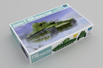 TRUMPETER 09590 1:35 Soviet T-100 Heavy Tank