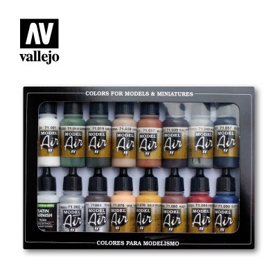 VALLEJO 71191 Model Air Railway Colors (Europe) [PAINT SET]