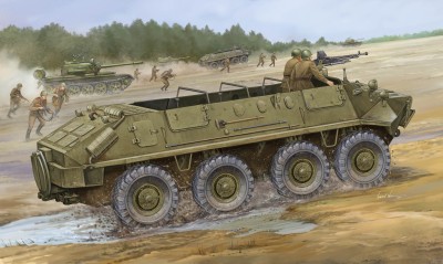 TRUMPETER 01542 1:35 Soviet BTR-60P APC Armored Personnel Carrier