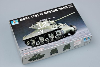 TRUMPETER 07222 1:72 M4A1 (76) W Sherman