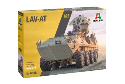 ITALERI 6588 1:35 8-wheel Drive Armored Vehicle LAV-AT