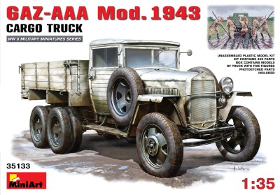 MINIART 35133 1:35 GAZ-AAA Mod.1943 Cargo Truck