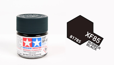 Tamiya 81785 XF-85 RUBBER BLACK 10ml