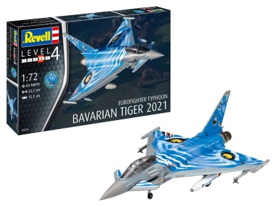REVELL 03818 1:72 Eurofighter Typhoon "The Bavarian Tiger 2021"