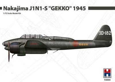 HOBBY 2000 72054 1:72 Nakajima J1N1-S Gekko 1945 