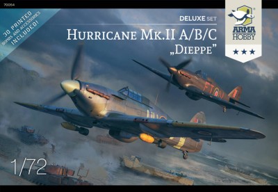 ARMA HOBBY 70054 1:72 Hurricane Mk.II A/B/C "Dieppe" Deluxe Set