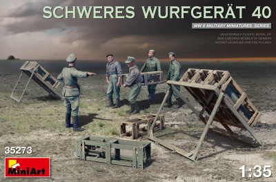 MINIART 35273 1:35 Schweres Wurfgerät 40 (German Rocket Launcher)