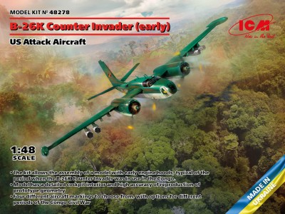 ICM 48278 1:48 B-26K Counter Invader (early), US Attack Aircraft
