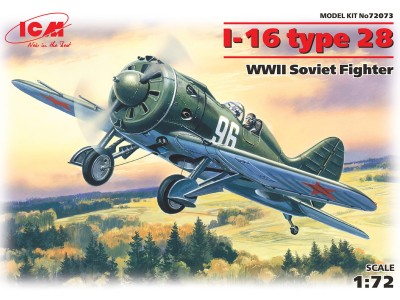 ICM 72073 1:72 I-16 type28 WWII Soviet fighter