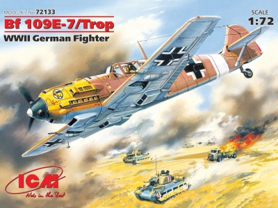 ICM 72133 1:72 Messerschmitt Bf 109E-7/Trop