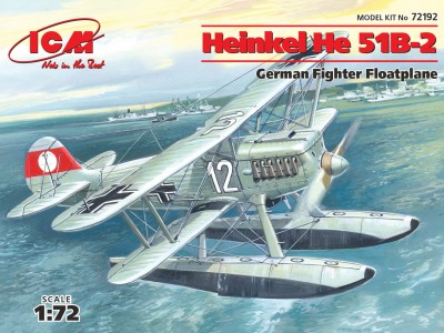 ICM 72192 1:72 Heinkel He 51B-2 German Floatplane Fighter