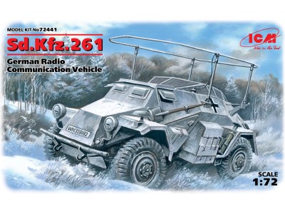 ICM 72441 1:72 Sd.Kfz. 261 German Radio Communication Vehicle