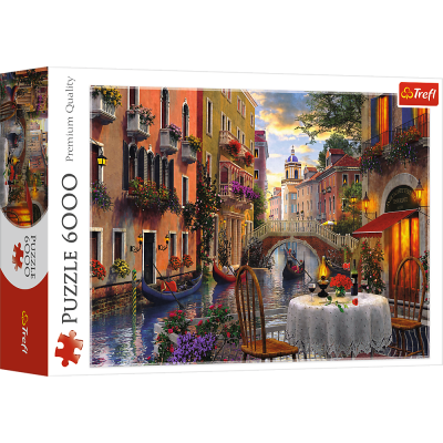 PUZZLE 6000 TREFL 65003 Romantyczna kolacja