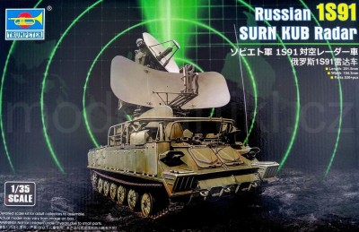 TRUMPETER 09571 1:35 Russian 1S91 SURN KUB Radar 