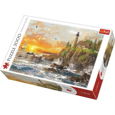 PUZZLE 3000 el. TREFL 33044 Zachód nad wybrzeżem