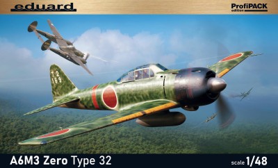 EDUARD 82213 1:48 A6M3 Zero Type 32 [PROFIPACK edition]