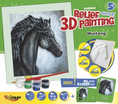 3D RELIEF 53006 MUSTANG EBAY MALOWANKA