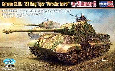HOBBY BOSS 84530 1:35 King Tiger "Porsche Turret" w/zimmerit