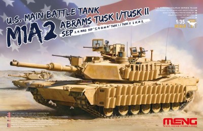 MENG TS026 1:35 US MBT M1A2 SEP Abrams Tusk I/Tusk II