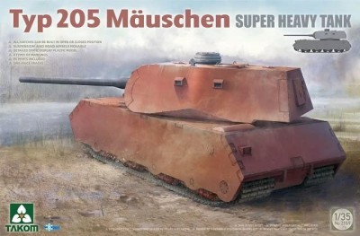 TAKOM 2159 1:35 Typ 205 Mäuschen Super Heavy Tank