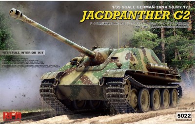 Rye Field Model RM5022 1:35 Jagdpanther G2 with full interior & workable track links