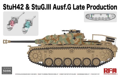 Rye Field Model RM5086 1:35 StuH42 & StuG.III Ausf.G Late Production