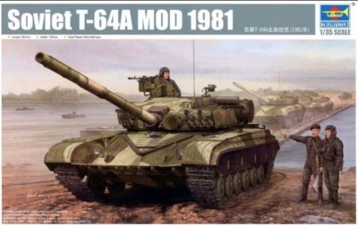TRUMPETER 01579 1:35 Soviet T-64A MOD 1981